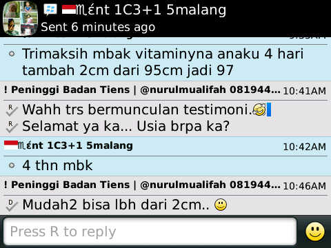 testimoni Testimoni cara Meninggikan Badan Ampuh Anak Balita Usia 1-12 Tahun