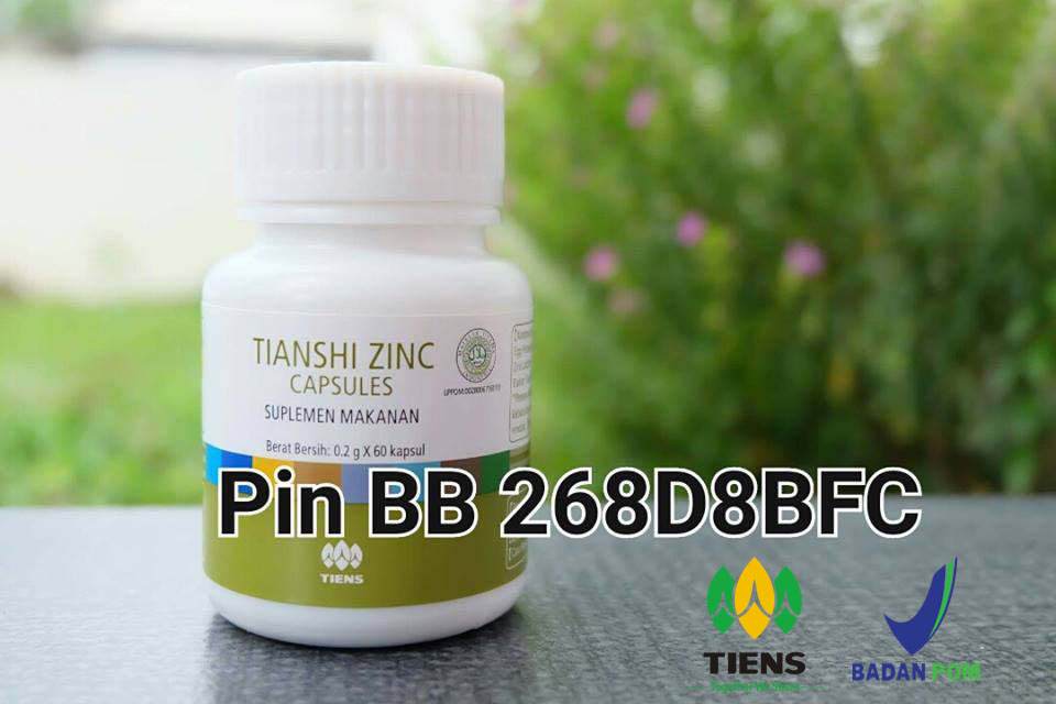 Produk Peninggi Badan Tiens - Zinc Capsules