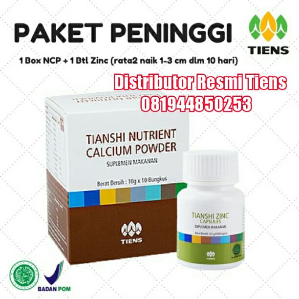 Obat Penambah Tinggi Badan Anda