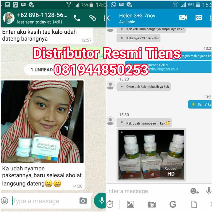 Testimoni Peninggi Badan Tiens