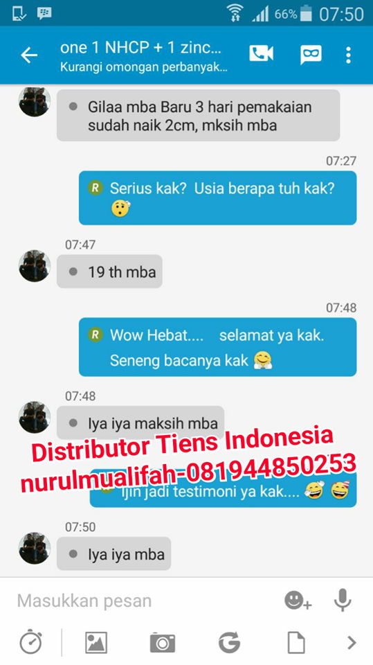 Jual Obat Peninggi Badan Tiens di Purwokerto