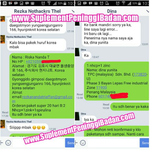 Harga Tiens Peninggi Badan di Korea