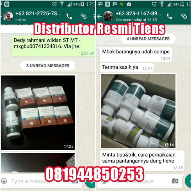 Agen Distributor Resmi Tiens Cabang di Kota Aceh