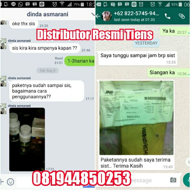 Agen Distributor Resmi Tiens Cabang di Kota Bengkulu