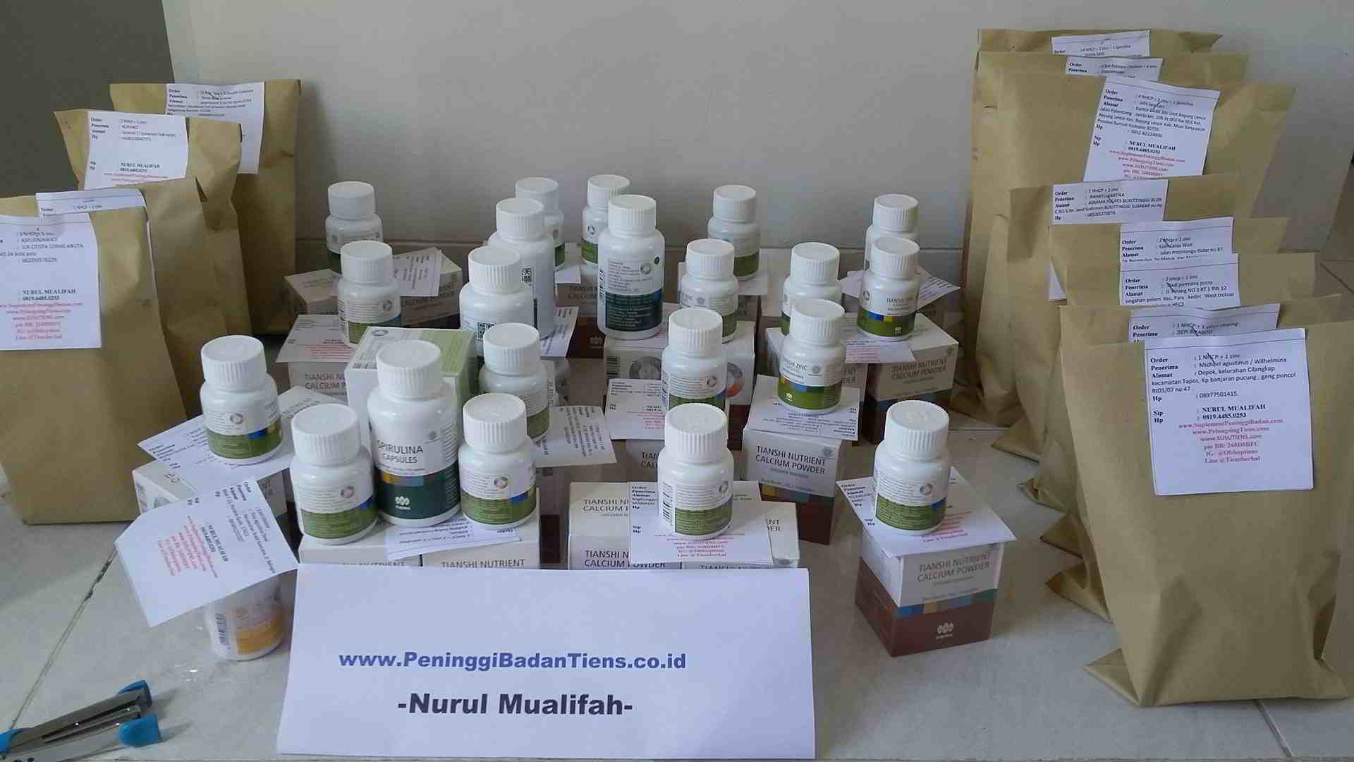 Harga Asli Paket Peninggi Badan Tiens (NHCP+Zinc)