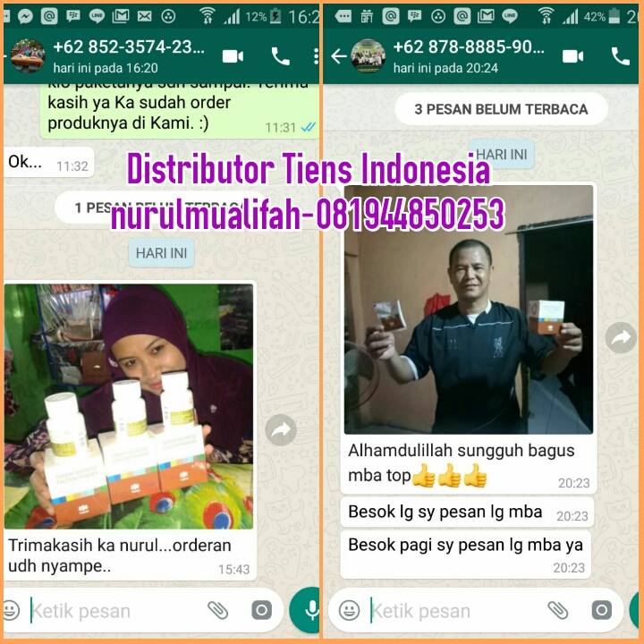 Distributor Resmi Peninggi Badan Tiens