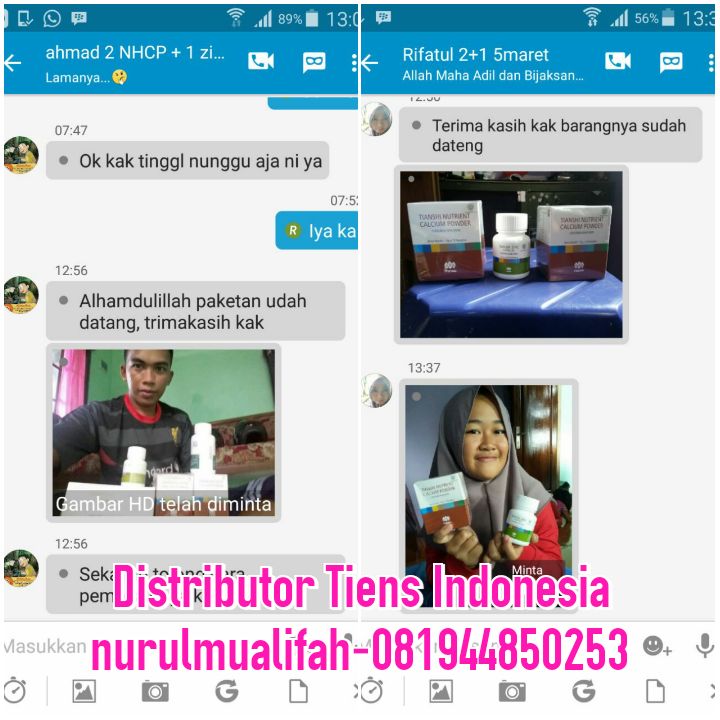 Testimoni Pengalaman Minum Peninggi Badan Tiens NHCP