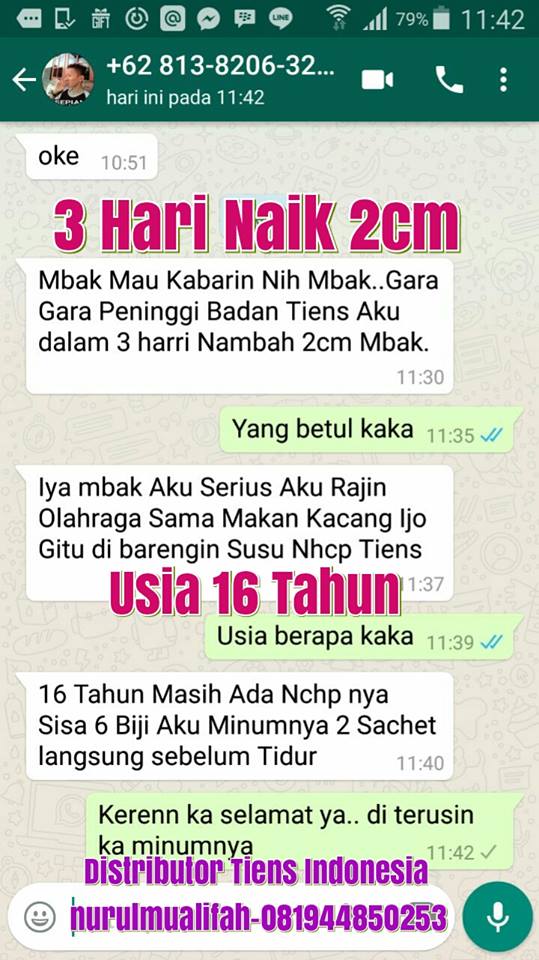 testimoni susu peninggi badan tiens