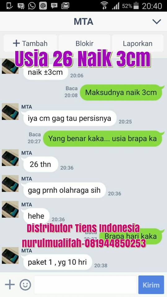 Alamat Stokis Toko Resmi Tiens di Pematangsiantar