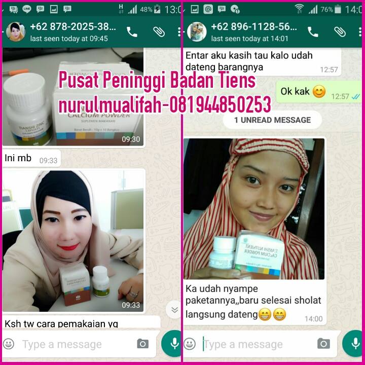 Toko Resmi Jual Obat Peninggi Badan Tiens NHCP di Palembang Harga Grosir