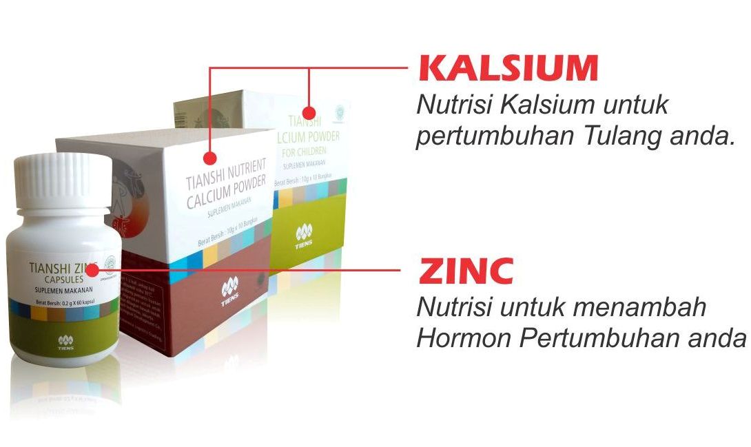 Manfaat Kalsium Nutrient Calcium Powder Zinc Tiens Untuk Anak Dan Dewasa