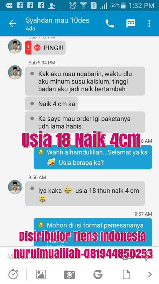 Distributor Resmi Jual Paket NHCP dan Zinc Tiens 