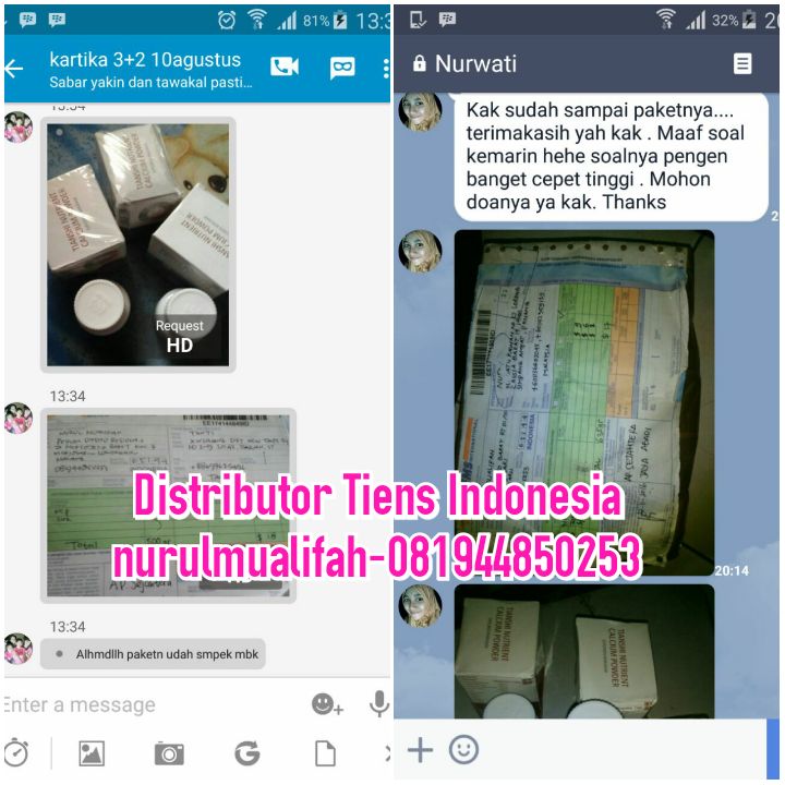 Toko Resmi Jual Peninggi Badan Tiens di Singapura