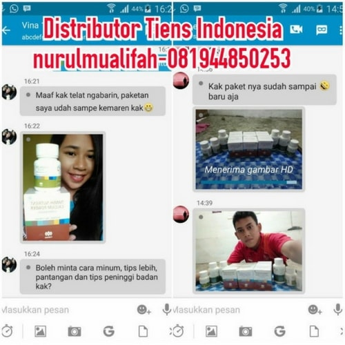 Produk Obat Peninggi Badan Tiens Bagus Gak Cek Disini