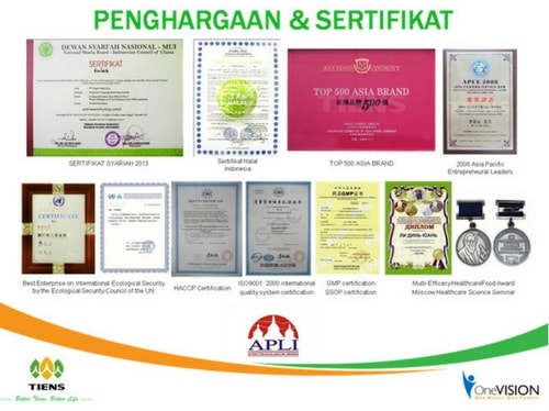 sertifikat halal obat peninggi badan tiens