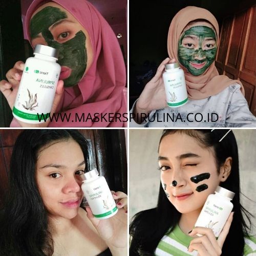 Paket Masker Wajah Spirulina Tiens