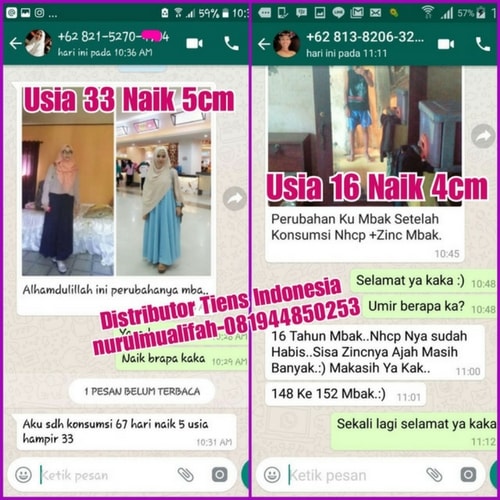 Testimoni Asli Peninggi Badan Tiens (susu kalsium nhcp dan zinc) 