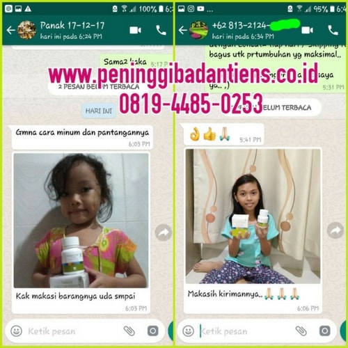 paket peninggi badan anak tiens asli kemasan terbaru bergaransi