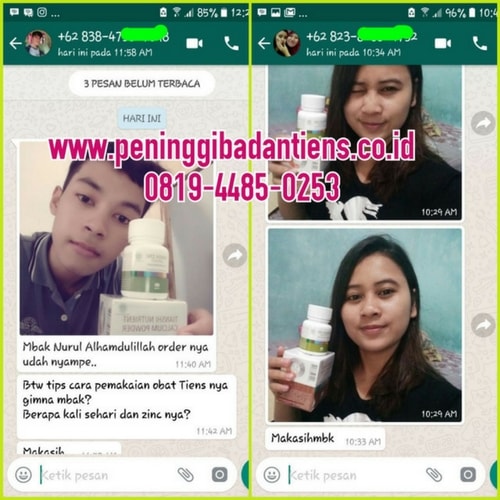 Testimoni Pemakai Peninggi Badan Tiens NHCP Paket 10 Hari Naik 1-7 Cm