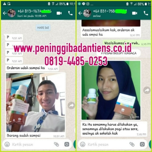 Harga Terbaru Paket Peninggi Tiens Untuk Remaja Usia 12-19 Tahun