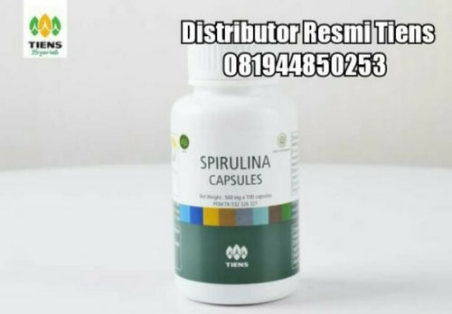 Spirulina Capsules Tiens Asli