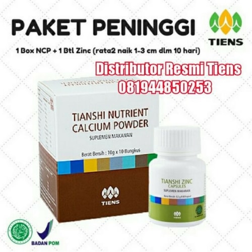 Review Asli Produk Obat Peninggi Badan Tiens