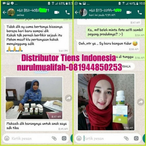 Testimoni Dari Pengguna Paket Peninggi Tiens