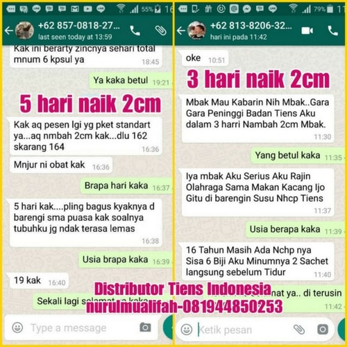 Testimoni Dari Konsumen Produk Obat Peninggi Badan Tiens