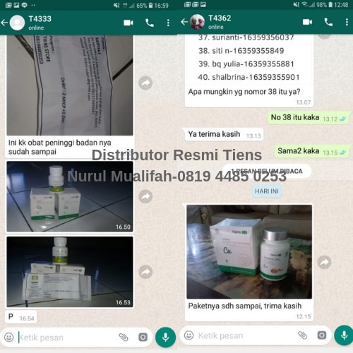 Testimoni Dari Pengguna Produk Peninggi Badan Tiens Yang Asli