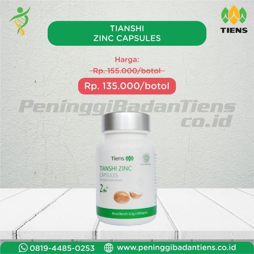 tianshi zinc capsules kemasan baru