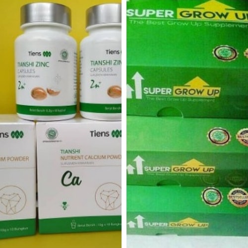 peninggi badan tiens atau super grow up