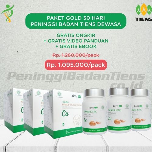  PAKET peninggi badan tiens 30 HARI dewasa